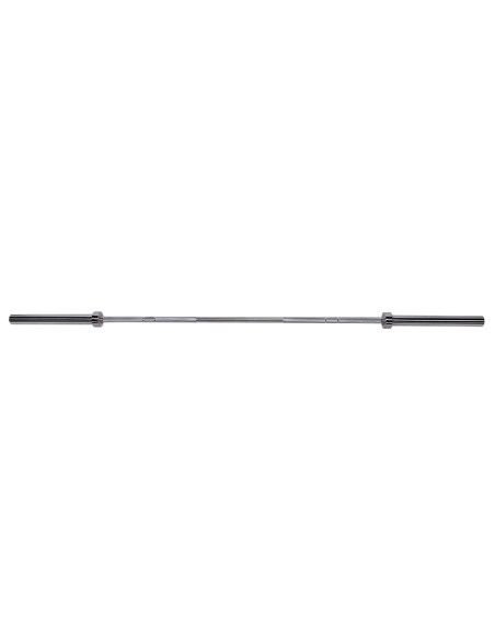 OLYMPISCHE LANGHANTELSTANGE 220 CM HMS PREMIUM + ZG1500 SILVER VERSCHLÜSSE LOCK JAW (2 STK.)