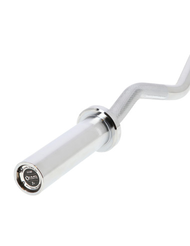 OLYMPISCHE CURLSTANGE 120 CM MIT VERSCHLÜSSEN LOCK JAW HMS PREMIUM