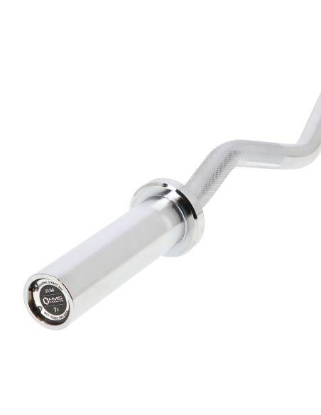 OLYMPISCHE CURLSTANGE 120 CM MIT VERSCHLÜSSEN LOCK JAW HMS PREMIUM