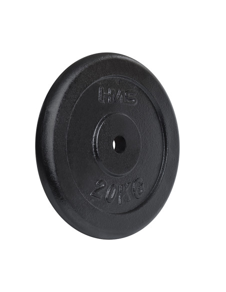 HANTELSCHEIBE SCHWARZ 20 KG HMS