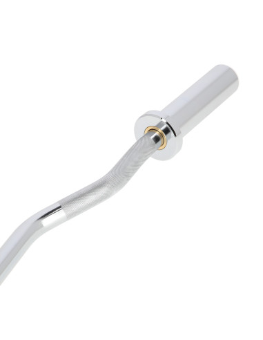 OLYMPISCHE CURLSTANGE 120 CM MIT VERSCHLÜSSEN LOCK JAW HMS PREMIUM