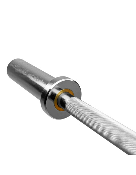 OLYMPISCHE GERADE LANGHANTELSTANGE 120 CM + ZG1000 BLACK HMS PREMIUM