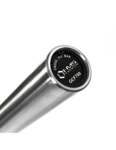 220 CM 20 KG + VERSCHLUSS ZG1000 BLACK OLYMPISCHE LANGSTANGE HMS PREMIUM