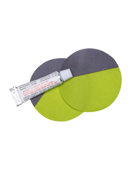 GRÜN-GRAU SELBSTAUFBLASENDE MATTE MIT DEM KOPFKISSEN NILS CAMP