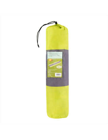 GRÜN-GRAU SELBSTAUFBLASENDE MATTE MIT DEM KOPFKISSEN NILS CAMP