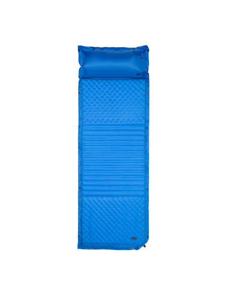 BLAU SELBSTAUFBLASENDE MATTE MIT DEM KOPFKISSEN NILS CAMP