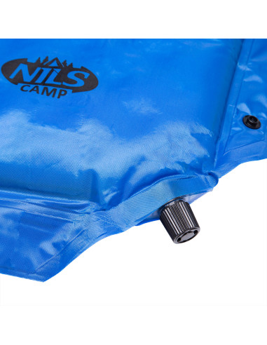 BLAU SELBSTAUFBLASENDE MATTE MIT DEM KOPFKISSEN NILS CAMP