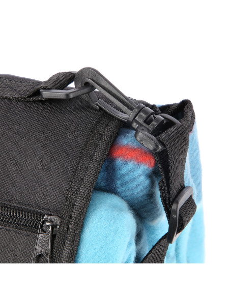 PICKNICKDECKE KAROMUSTER BLAU 250x200 PE ALU NILS CAMP