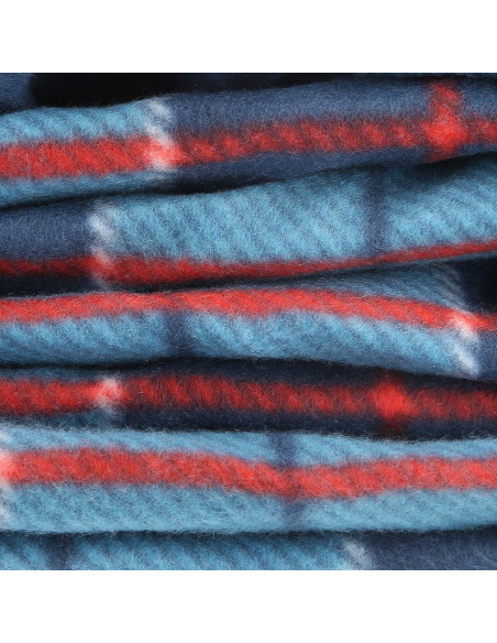 PICKNICKDECKE KAROMUSTER BLAU 250x200 PE ALU NILS CAMP