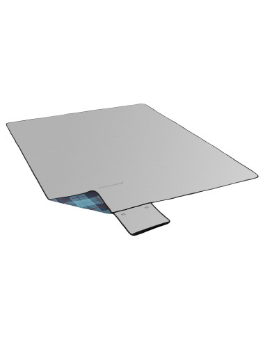 PICKNICKDECKE KAROMUSTER BLAU 250x200 PE ALU NILS CAMP