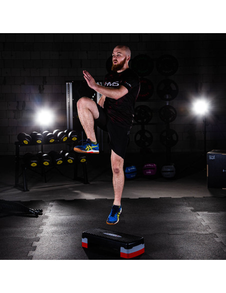 BLACK/GRAY/RED AEROBIC-STEPPBRETT HMS