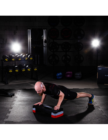 BLACK/GRAY/RED AEROBIC-STEPPBRETT HMS