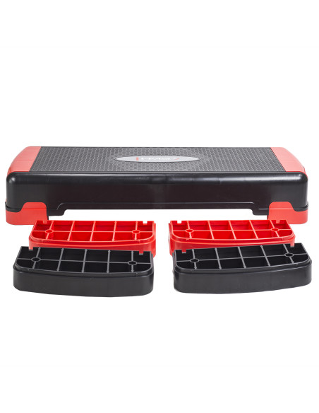 BLACK/RED AEROBIC-STEPPBRETT HMS