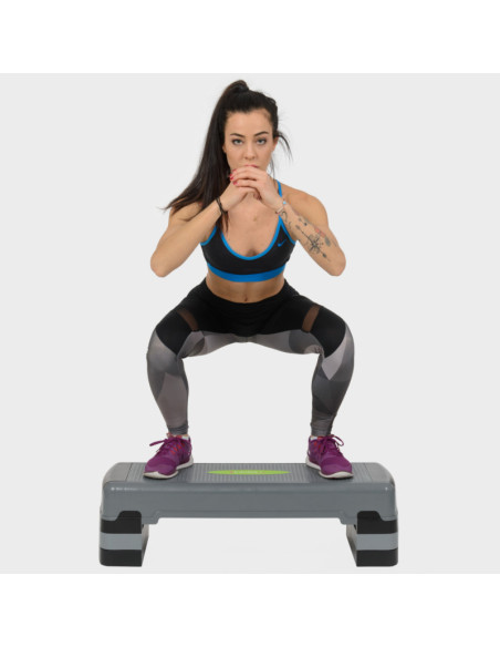 GRAY/BLACK AEROBIC-STEPPBRETT HMS