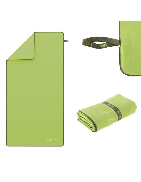 GRÜN MIKROFASERHANDTUCH 180x100cm NILS