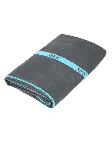 DUNKELGRAU MIKROFASERHANDTUCH 200x90cm NILS