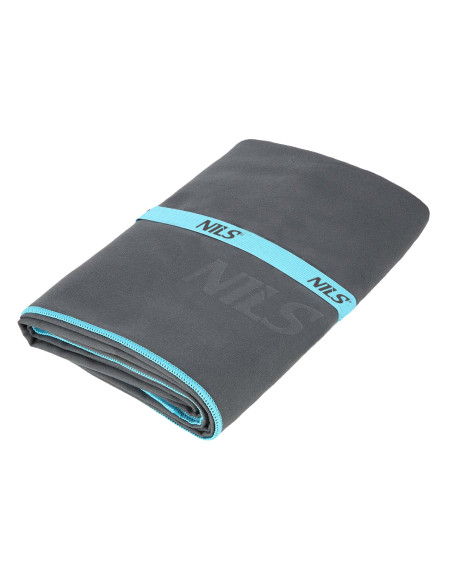 DUNKELGRAU MIKROFASERHANDTUCH 200x90cm NILS