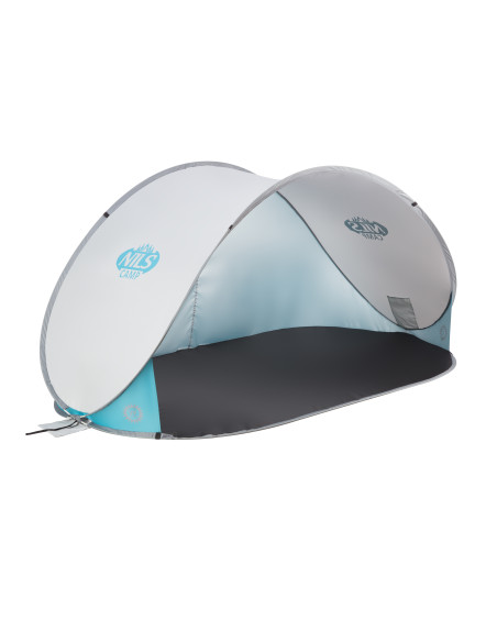 HELLGRAU STRANDZELT SELBSTAUFBAUEND NILS CAMP