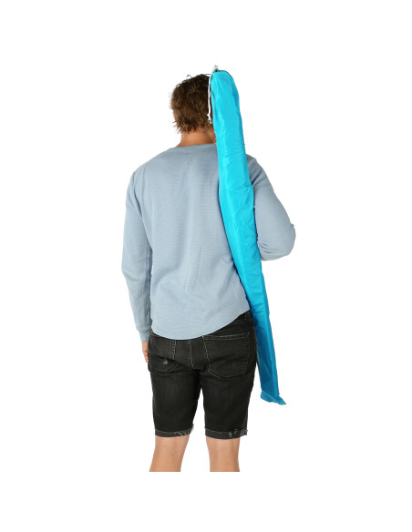 TÜRKISFARBIG STRANDSCHIRM XL 220 CM NILS