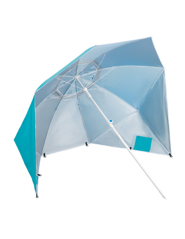 TÜRKISFARBIG STRANDSCHIRM XL 220 CM NILS
