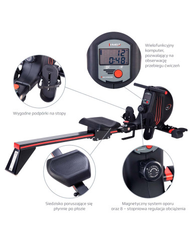 MAGNETISCHES RUDERGERÄT HMS