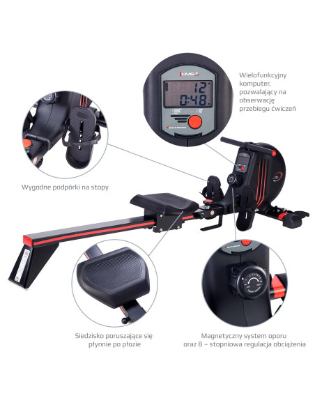 MAGNETISCHES RUDERGERÄT HMS