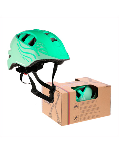 GRÜN GRÖßE XS (48-55 CM) HELM FÜR KINDER NILS EXTEREME