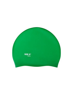 EINFARBIG GR02 GRÜN BADEKAPPE SILIKON NILS AQUA 2