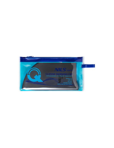 EINFARBIG SL02 HELLGRAU BADEKAPPE SILIKON NILS AQUA