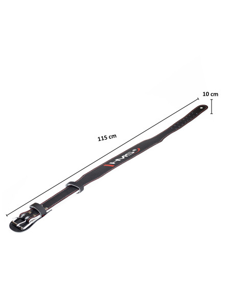 BLACK GEWICHTHEBERGÜRTEL GRÖßE XL HMS