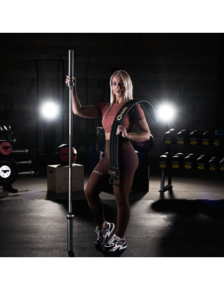 BLACK GEWICHTHEBERGÜRTEL GRÖßE S HMS PREMIUM