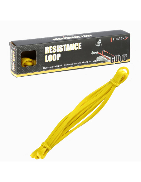 YELLOW 6.4 x 4.5 x 2080 MM TRAININGSBAND HMS