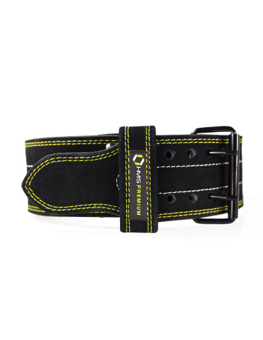 BLACK GEWICHTHEBERGÜRTEL GRÖßE XL HMS PREMIUM