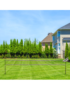 BADMINTON-NETZ 600x60cm + SCHUTZHÜLLE NILS