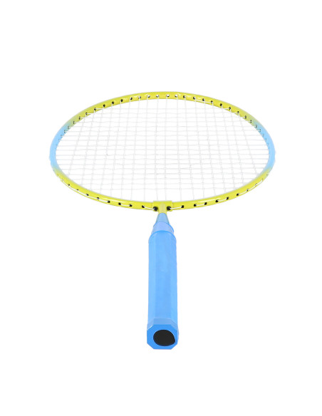 3-IN-1 / BADMINTON-SET 2 SCHLÄGER + 2 STRAND-SCHLÄGER + BADMINTONBÄLLE +  FRISBEE JUNIOR NILS