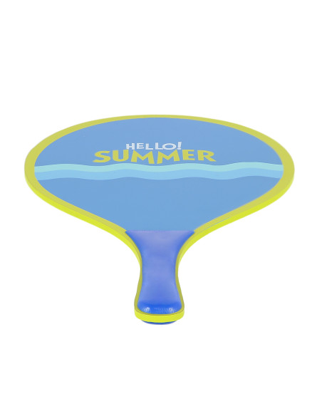 3-IN-1 / BADMINTON-SET 2 SCHLÄGER + 2 STRAND-SCHLÄGER + BADMINTONBÄLLE +  FRISBEE JUNIOR NILS