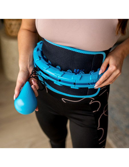 BLUE HULA-HOOP-REIFEN MIT SCHWERKRAFTBALL