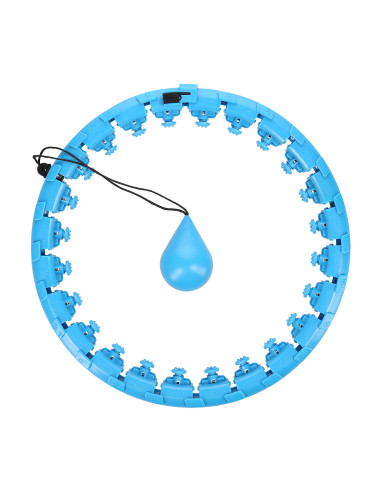 BLUE HULA-HOOP-REIFEN MIT SCHWERKRAFTBALL