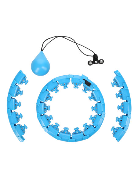 BLUE HULA-HOOP-REIFEN MIT SCHWERKRAFTBALL