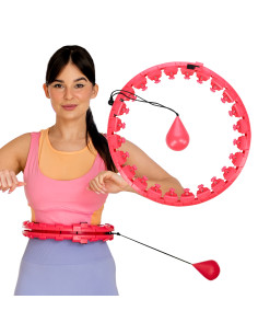 RED HULA-HOOP-REIFEN MIT SCHWERKRAFTBALL