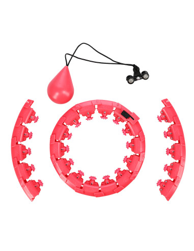 RED HULA-HOOP-REIFEN MIT SCHWERKRAFTBALL