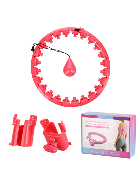 RED HULA-HOOP-REIFEN MIT SCHWERKRAFTBALL