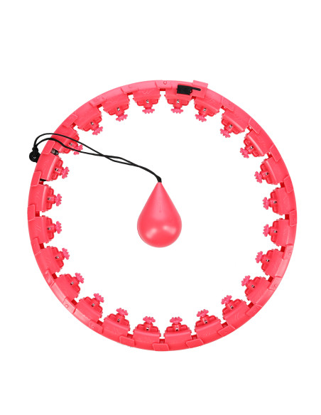 RED HULA-HOOP-REIFEN MIT SCHWERKRAFTBALL