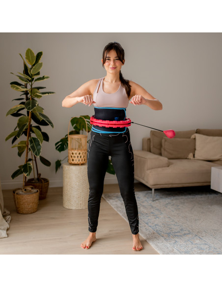 RED HULA-HOOP-REIFEN MIT SCHWERKRAFTBALL