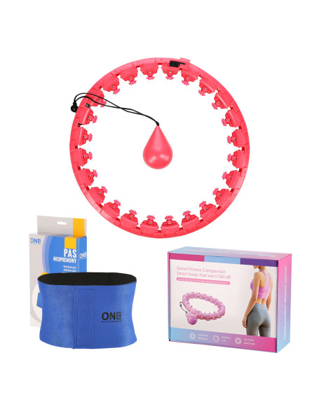 RED HULA-HOOP-REIFEN MIT SCHWERKRAFTBALL