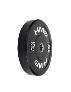 BLACK OLYMPISCHE HANTELSCHEIBE BUMPER 25 KG HMS