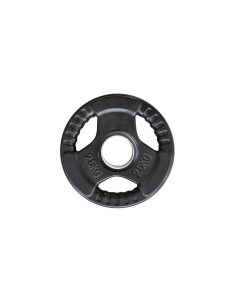 OLYMPISCHE HANTELSCHEIBE MIT GUMMIUMMANTELUNG 2.5 KG HMS