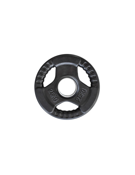 OLYMPISCHE HANTELSCHEIBE MIT GUMMIUMMANTELUNG 2.5 KG HMS