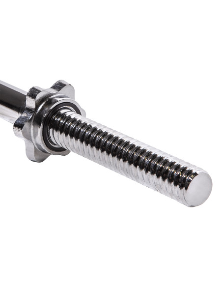 120 GERADE LANGSTANGE MIT GEWINDE UND VERSCHLUSS 30MM x 120 CM HMS