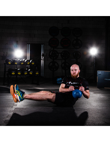 BLUE KETTLEBELL AUS GUSSEISEN MIT VINYLBESCHICHTUNG HMS